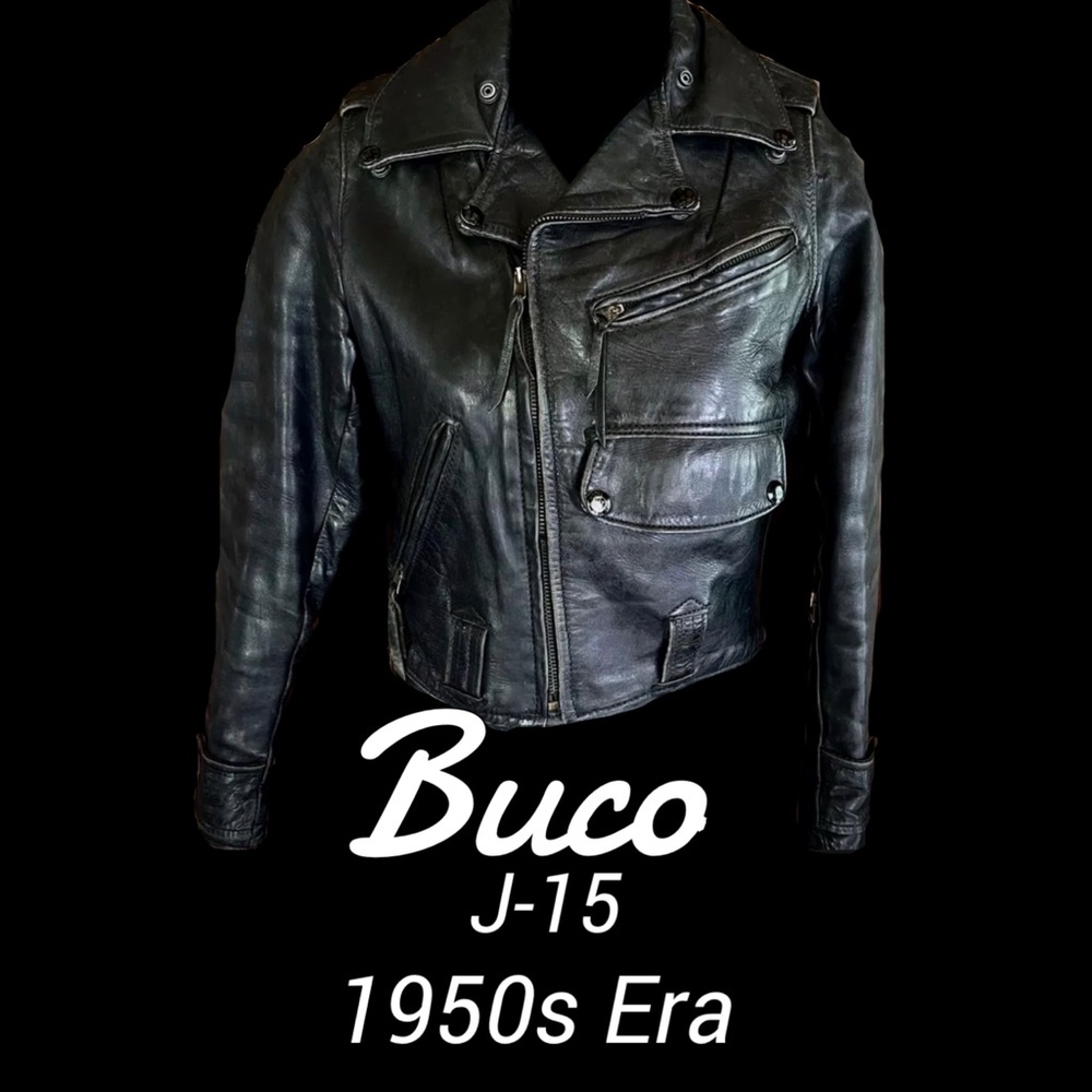 1950s Horsehide Leather Jacket Moto Biker XXS